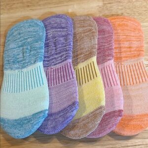 Colorful Women's No-Show Socks Set